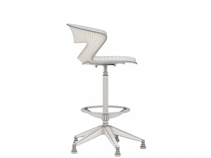kastelkicca stool type 5 Modello 3D
