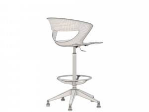 kastelkicca stool type 5 Modello 3D