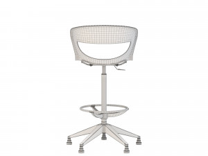 kastelkicca stool type 5 Modello 3D