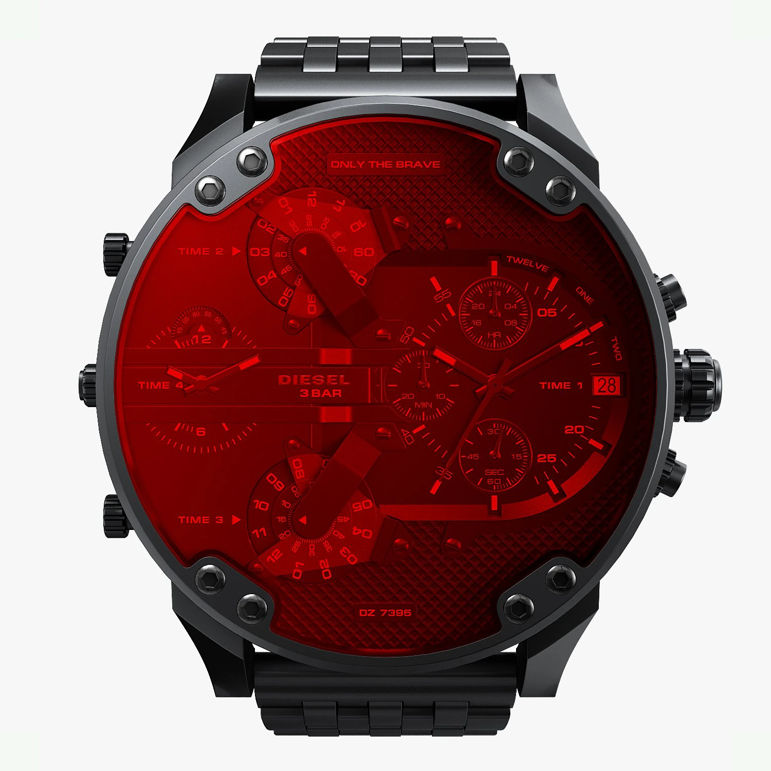 diesel mr daddy dz 7395 3D Model .c4d .max .obj .3ds .fbx .stl .blend 