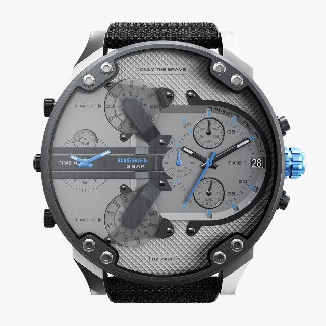 diesel mr daddy dz 7420 3D Модель .c4d .max .obj .3ds .fbx .stl .blend 