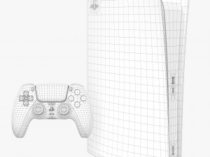 Sony playstation 5 digital edition 3D 模型