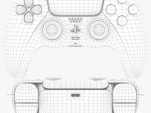 Sony playstation 5 digital edition 3D Model