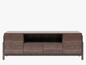 Zegen ash chest of drawers set 3D Model