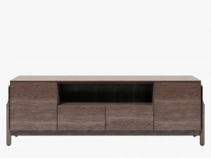 Zegen ash chest of drawers set 3D Model