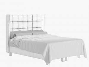 dizi greta queen bed 3D Model