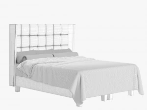 dizi greta queen bed 3D Model