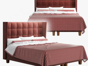 dizi greta king bed 3D Model