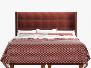 dizi greta king bed 3D Model