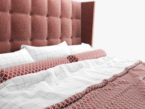 dizi greta king bed Model 3D