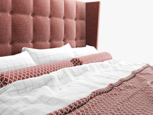 dizi greta king bed 3D Model