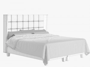 dizi greta king bed 3D Model