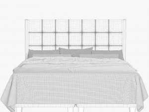 dizi greta king bed 3D Model
