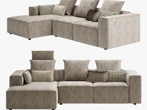 teca levana m&eacute;dia Modelo 3D