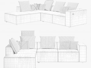 teca levane grande Modelo 3D