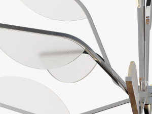 tech lighting belterra 38 chandelier Modèle 3D