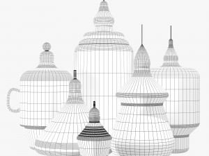 roche bobois pescadous vase 3D Модель