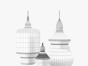 roche bobois pescadous vase 3D Модель
