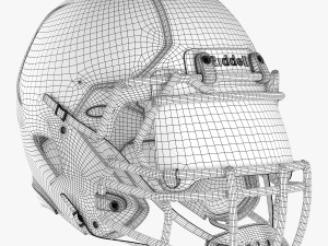 Riddell speed helmet 3D-Modell