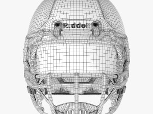 Riddell speed helmet 3D-Modell