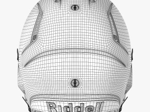 Riddell speed helmet 3D-Modell