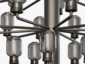 normann copenhagen amp chandelier large-eu version Modello 3D