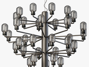 normann copenhagen amp chandelier large-eu version Modello 3D