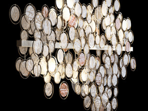 kare pendant lamp clouds clear 3D मॉडल