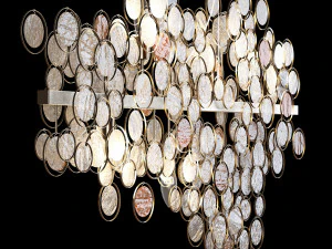 kare pendant lamp clouds clear 3D Model