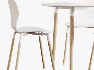 halmar dining set 001 3D Model