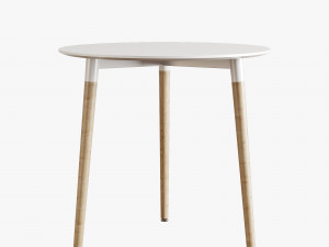 halmar dining set 001 3D Model
