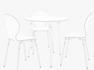 столовий набір halmar 001 3D Модель