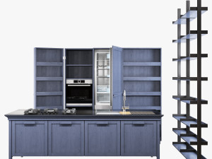 Key cucine metalwood type 1 3D मॉडल