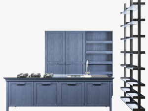 Key cucine metalwood type 1 3D-Modell
