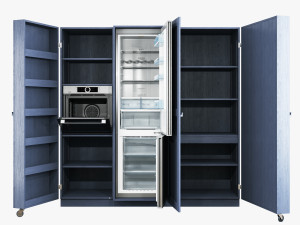 Key cucine metalwood type 1 3D-Modell