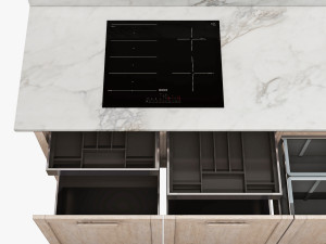 Key cucine metalwood type 2 Modello 3D