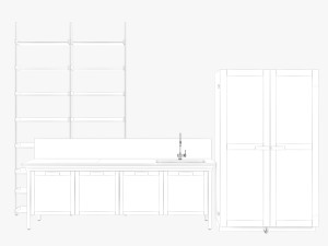 Key cucine metalwood type 2 Modello 3D