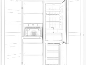 Key cucine metalwood type 2 Modello 3D