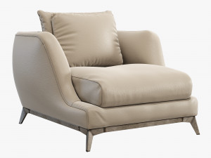 black tie brando armchair 3Dモデル