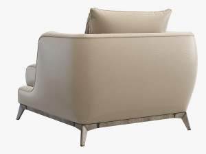 black tie brando armchair Modelo 3D