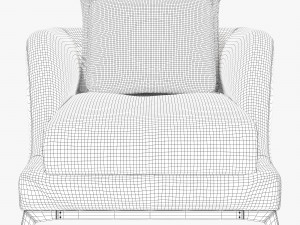 black tie brando armchair Modelo 3D