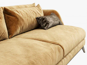 black tie brando sofa 3D Model