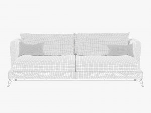 black tie brando sofa 3D Модель