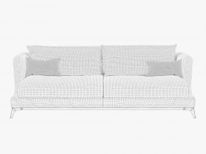 black tie brando sofa 3D Model
