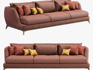 black tie brando sofa large Modelo 3D