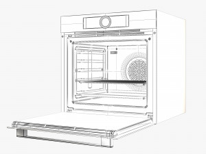 bosch series 8 kitchen appliances set Modelo 3D
