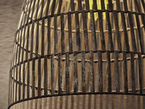 ay illuminate rattan lamp set 3D Model