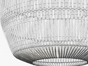 ay illuminate rattan lamp set 3D Model