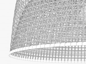 ay illuminate rattan lamp set 3D Model