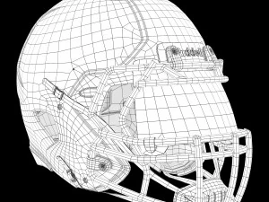 Riddell speed icon helmet 3D Model
